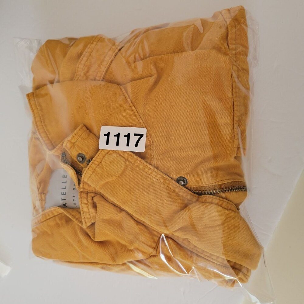 Bagatelle Collection Mustard Yellow Trench Coat Women Size M - Picture 9 of 9